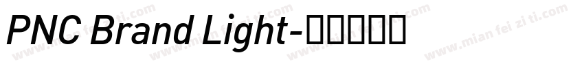 PNC Brand Light字体转换